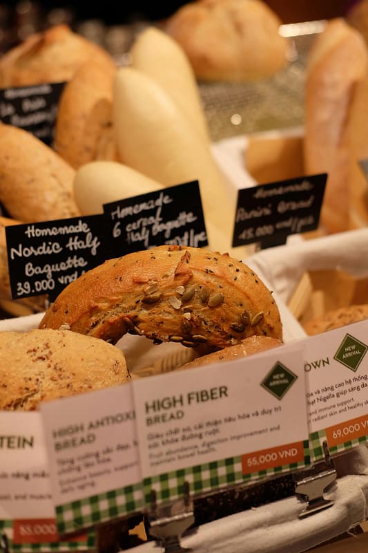 Verschiedene Backwaren