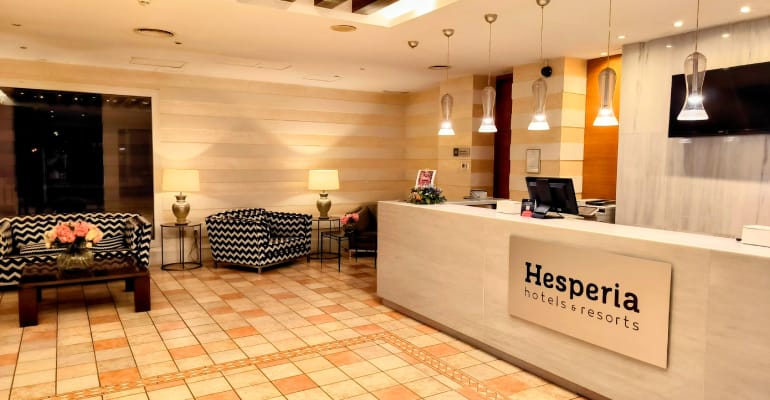 Rezeption des Hotel Hesperia Cordoba