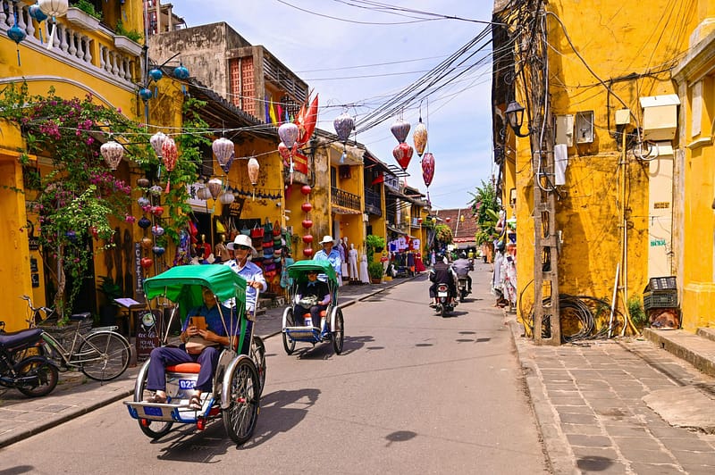 Straße in Vietnam