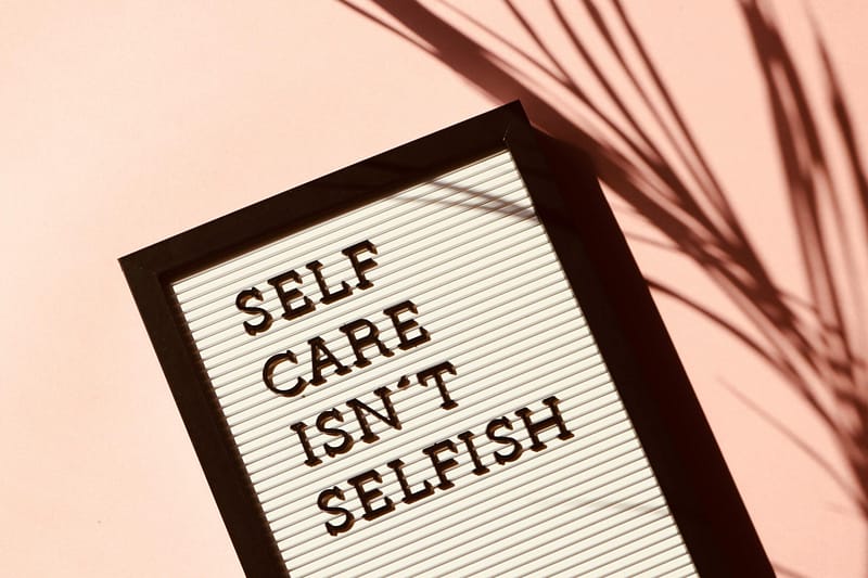 Selfcare isn selfish